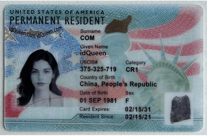 U.S.A  Green Card