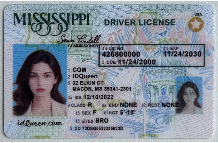 Mississippi Fake ID