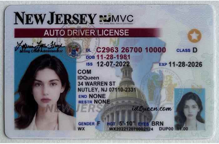 New Jersey IDs