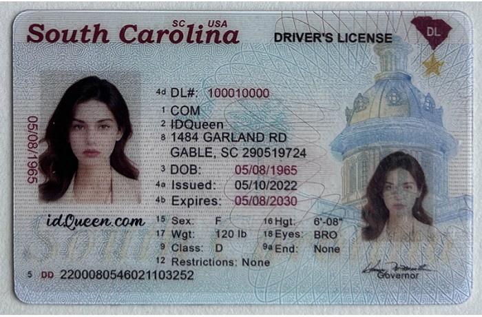 South Carolina Fake ID