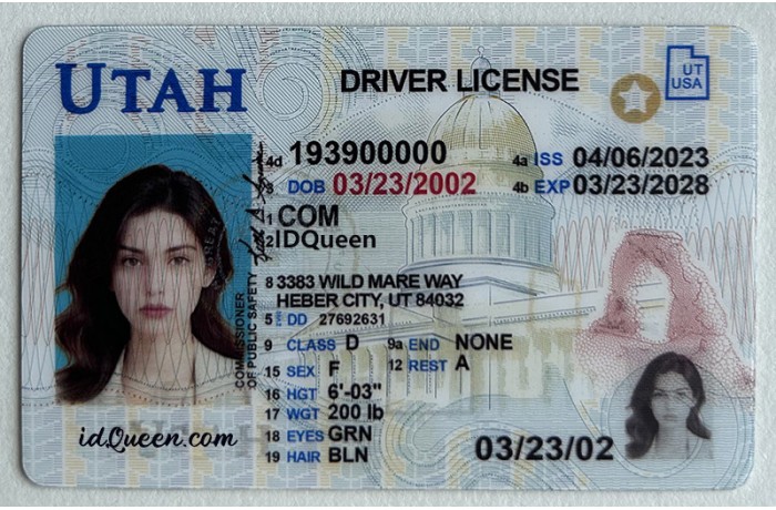 Utah Fake ID